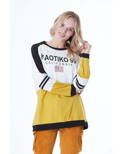 BASKILI DESENLİ SWEATSHİRT